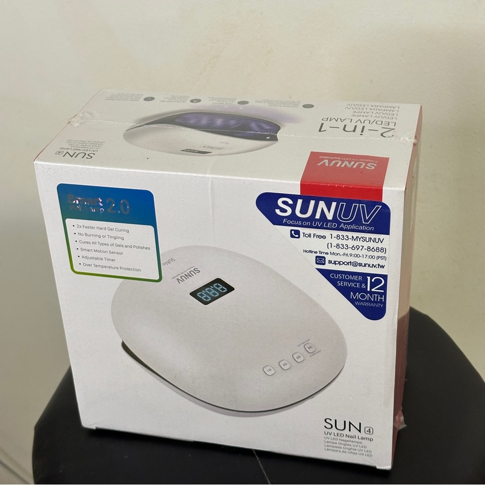 SUNUV UV LED Gel Nail Lamp - White
